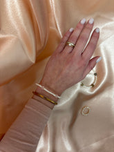 Načítať obrázok do zobrazovača galérie, Náramky s pravými perlami a polodrahokamami – LABRADORIT RUŽENÍN