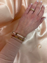 Načítať obrázok do zobrazovača galérie, Náramky s pravými perlami a polodrahokamami – LABRADORIT RUŽENÍN